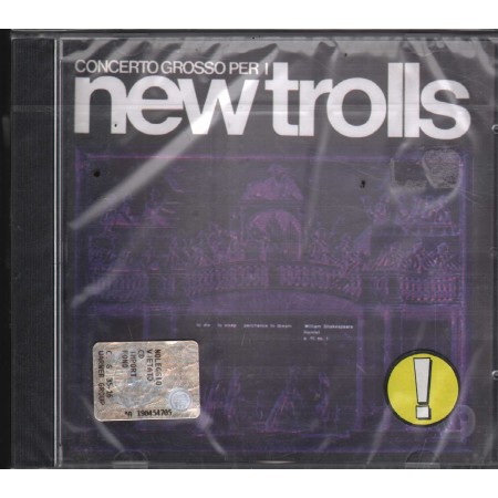 New Trolls CD Concerto Grosso Per I New Trolls Warner Fonit – 3984266022 Sigillato