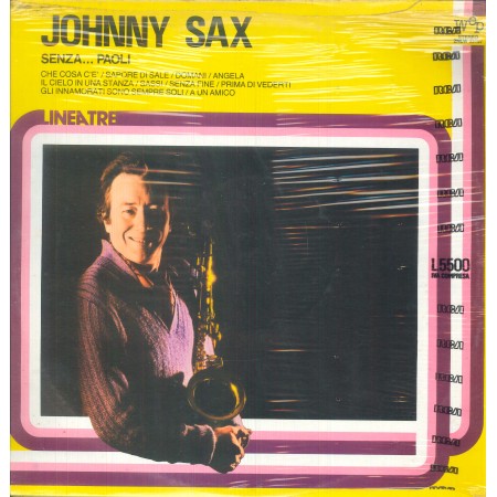 Johnny Sax Lp Vinile Senza .. Paoli / WEP ZNLW 33197 Sigillato