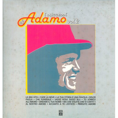 Adamo Lp Vinile I Successi di Adamo Vol. 2 / EMI Columbia Nuovo