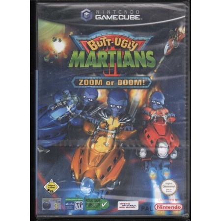 Butt Ugly Martians Zoom Or Doom Nintendo Gamecube Sigillato 3348542154957