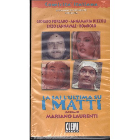 La Sai L' Ultima Sui Matti VHS Mariano Laurenti Univideo - CM85012 Sigillato