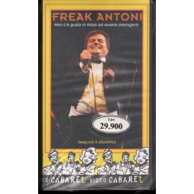 Freak Antoni – Non C'É Gusto In Italia Ad Essere Intelligenti - Libro VHS Sigillato Freak Antoni – Non C'É Gusto In Italia Ad Essere Intelligenti - Libro VHS Sigillato