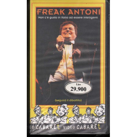 Freak Antoni ‎– Non C'É Gusto In Italia Ad Essere Intelligenti - Libro VHS Sigillato