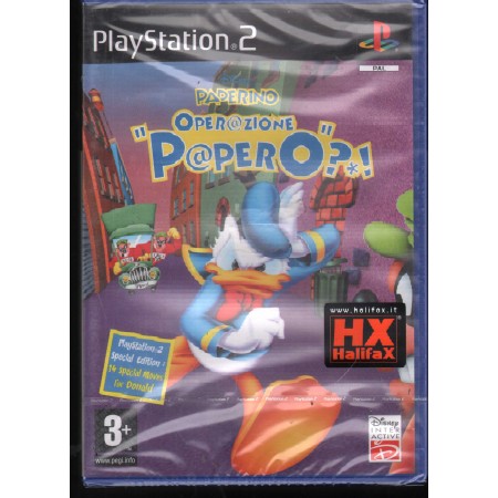 Paperino, Operazione Papero Playstation 2 PS2 Sigillato 8023171005461