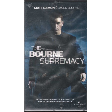 The Bourne Supremacy VHS Paul Greengrass Univideo 748227787U Sigillato