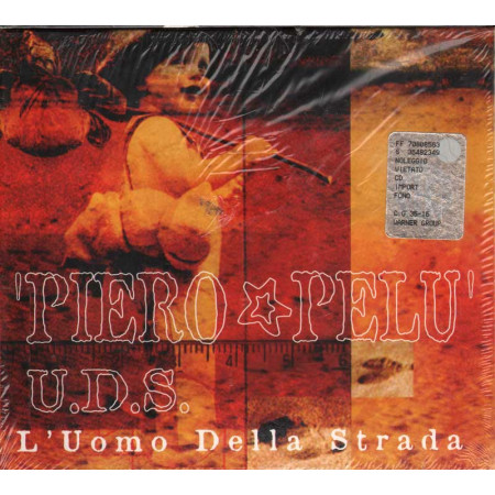 Piero Pelu' CD U.D.S. L'Uomo della Strada T.E.G. WEA ‎5050466-0365-2-0 Sigillato