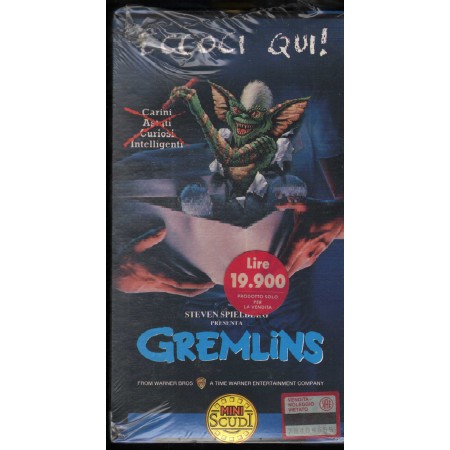 Gremlins VHS Joe Dante Univideo PIV11328 Sigillato