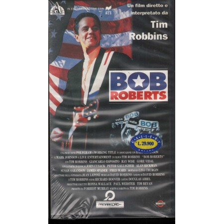 Bob Roberts VHS Tim Robbins Univideo - 21073 Sigillato