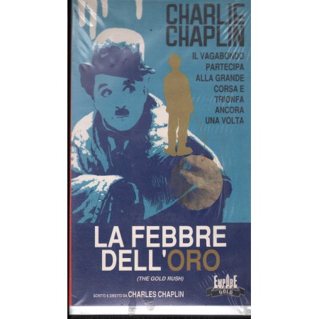 La Febbre Dell'Oro VHS Charles Chaplin Univideo - EMPS32189 Sigillato