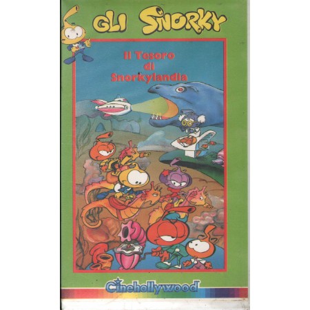 Gli Snork: Il Tesoro Di Snorkylandia VHS Hanna Barbera Univideo - V6281 Sigillato