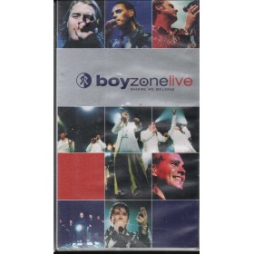 Boyzone VHS Live: Where We Belong VVL – 0586683 Sigillata Boyzone VHS Live: Where We Belong VVL – 0586683 Sigillata