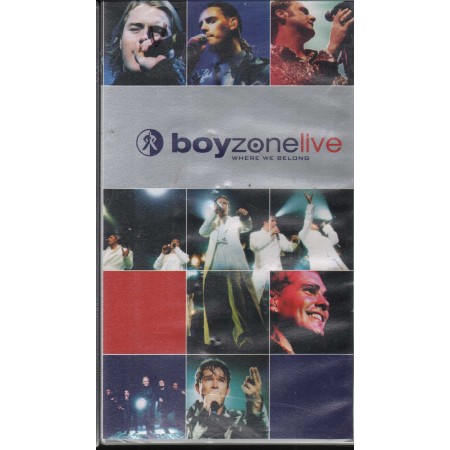 Boyzone VHS Live: Where We Belong VVL – 0586683 Sigillata