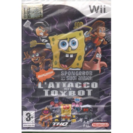 Nicktoons: Attack Of The Toybots Nintendo Wii Sigillato