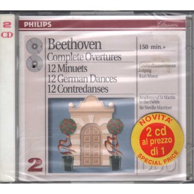 Beethoven CD Complete Overtures, 12 Minuets, 12 German Dances / 12 Contredanses Sigillato Beethoven CD Complete Overtures, 12 Minuets, 12 German Dances / 12 Contredanses Sigillato