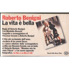 La Vita E' Bella VHS - Libro Roberto Benigni Univideo - 650 Sigillato La Vita E' Bella VHS - Libro Roberto Benigni Univideo - 650 Sigillato