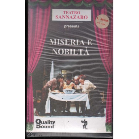 Miseria E Nobilta' Teatro Sannazaro VHS E. Cannavale Univideo - QSA0001 Sigillato
