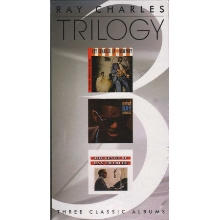 Ray Charles Cofanetto 3 CD Trilogy - Three Classic Albums Nuovo Sigillato