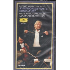 Beethoven VHS Symphonies Nos. 3 Eroica E 7 Deutsche – 0721113 Sigillato Beethoven VHS Symphonies Nos. 3 Eroica E 7 Deutsche – 0721113 Sigillato