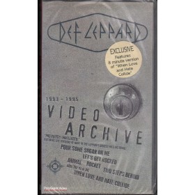 Def Leppard VHS Video Archive Polygram Video – 6341923 Sigillato Def Leppard VHS Video Archive Polygram Video – 6341923 Sigillato