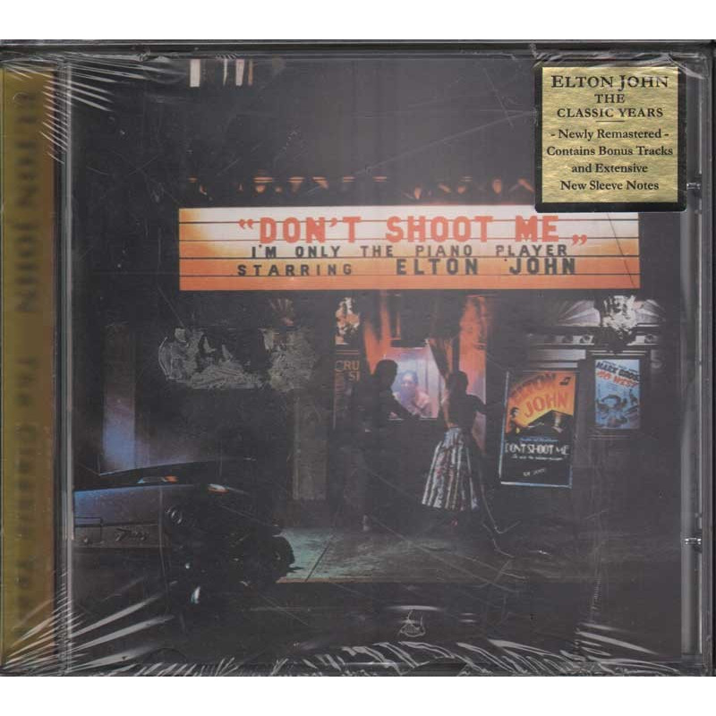 Elton John CD Don't Shoot Me I'm Only The Piano Nuovo Sigillato 0731452815422 Elton John CD Don't Shoot Me I'm Only The Piano Nuovo Sigillato 0731452815422
