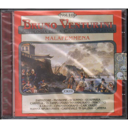 Bruno Venturini  CD Antologia Della Canzone Napoletana Vol 10 Sig 8004883226023