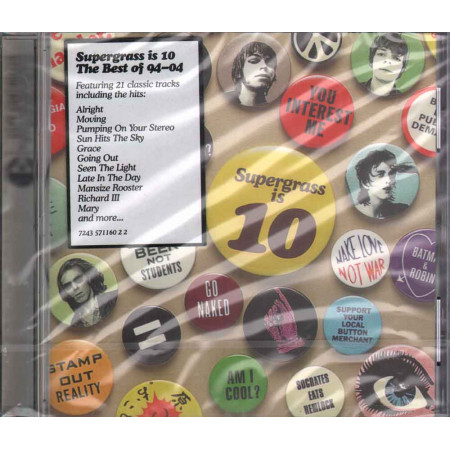 Supergrass  CD Supergrass Is 10. The Best Of 94-04 Nuovo Sigillato 0724357116022
