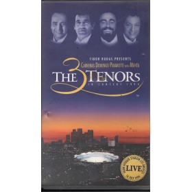 Carreras, Domingo, Pavarotti VHS The 3 Tenors In Concert Warner Music Vision – 396201 Nuovo Carreras, Domingo, Pavarotti VHS The 3 Tenors In Concert Warner Music Vision – 396201 Nuovo