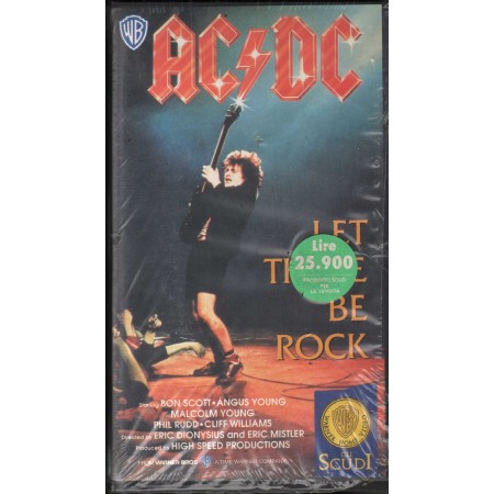 AC/DC VHS Let There Be Rock Warner Home Video – 34073 Sigillato