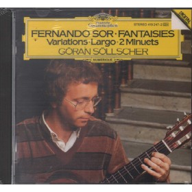 Fernando Sor CD Fantaisies - Variations - Largo - 2 Minuets Deutsche – 4192472 Sigillato Fernando Sor CD Fantaisies - Variations - Largo - 2 Minuets Deutsche – 4192472 Sigillato