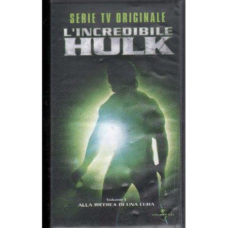 L'Incredibile Hulk Vol.1 Alla Ricerca Di Una Cura VHS Bill Bixby 748211044U Nuovo