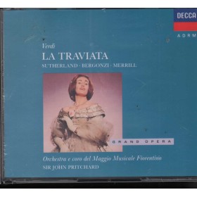Verdi, Sutherland, Bergonzi CD La Traviata Decca – 4118772 Sigillato Verdi, Sutherland, Bergonzi CD La Traviata Decca – 4118772 Sigillato