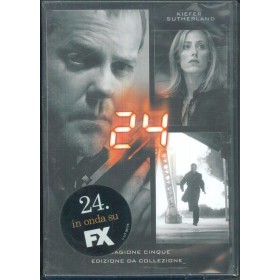 24 - Stagione 05 (7 Dvd) DVD Kiefer Sutherland Fox F4 33007PR Sigillato 24 - Stagione 05 (7 Dvd) DVD Kiefer Sutherland Fox F4 33007PR Sigillato