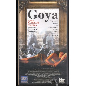 Goya VHS Carlos Saura Univideo - CK20582 Sigillato Goya VHS Carlos Saura Univideo - CK20582 Sigillato