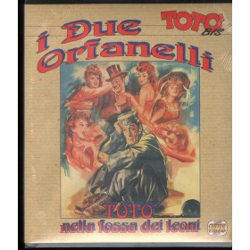 Toto' Bis: I Due Orfanelli, Toto' Nella Fossa Dei Leoni VHS Univideo - VTB1 Sigillato Toto' Bis: I Due Orfanelli, Toto' Nella Fossa Dei Leoni VHS Univideo - VTB1 Sigillato