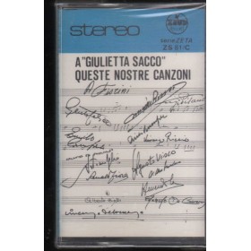 Giulietta Sacco MC7 Queste Nostre Canzoni Zeus Record – ZS81C Sigillata Giulietta Sacco MC7 Queste Nostre Canzoni Zeus Record – ZS81C Sigillata