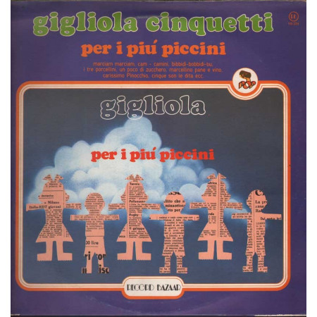 Gigliola Cinquetti Lp 33giri Per I Piu' Piccini Nuovo Record Bazaar ‎ / RB 224