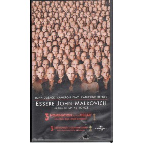 Essere John Malkovich VHS Spike Jonze Univideo – 0783313 Nuovo Essere John Malkovich VHS Spike Jonze Univideo – 0783313 Nuovo