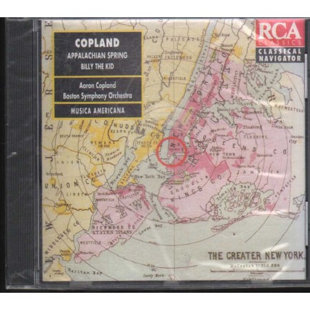 Aaron Copland CD Appalachian Spring, Billy The Kid RCA – 74321212972 Sigillato