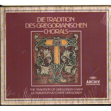 Various CD Die Tradition Des Gregorianischen Chorals Archiv – 4350322 Sigillato