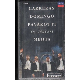 Carreras, Domingo, Pavarotti, Mehta VHS In Concert Decca – 0711233DH Sigillato Carreras, Domingo, Pavarotti, Mehta VHS In Concert Decca – 0711233DH Sigillato