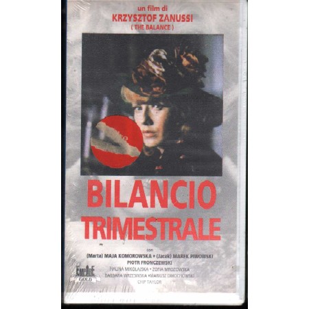 Bilancio Trimestrale VHS Krzysztof Zanussi Univideo - 32311 Sigillato