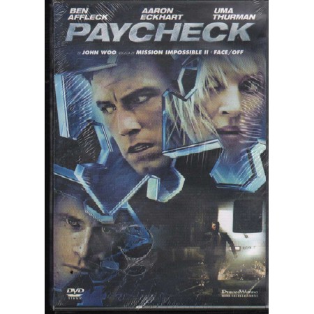 Paycheck DVD John Woo Videodelta  - 8301061 Sigillato