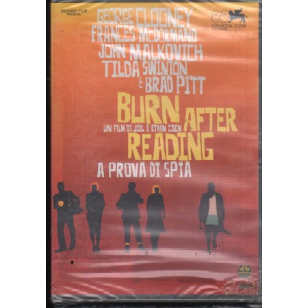 Burn After Reading. A Prova Di Spia DVD Ethan Coen Medusa - 05486 Sigillato