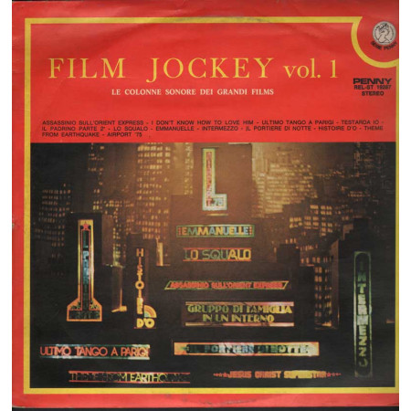 AA.VV.  Lp Film Jockey vol.1 - Le colonne sonore dei grandi films Nuovo 019287