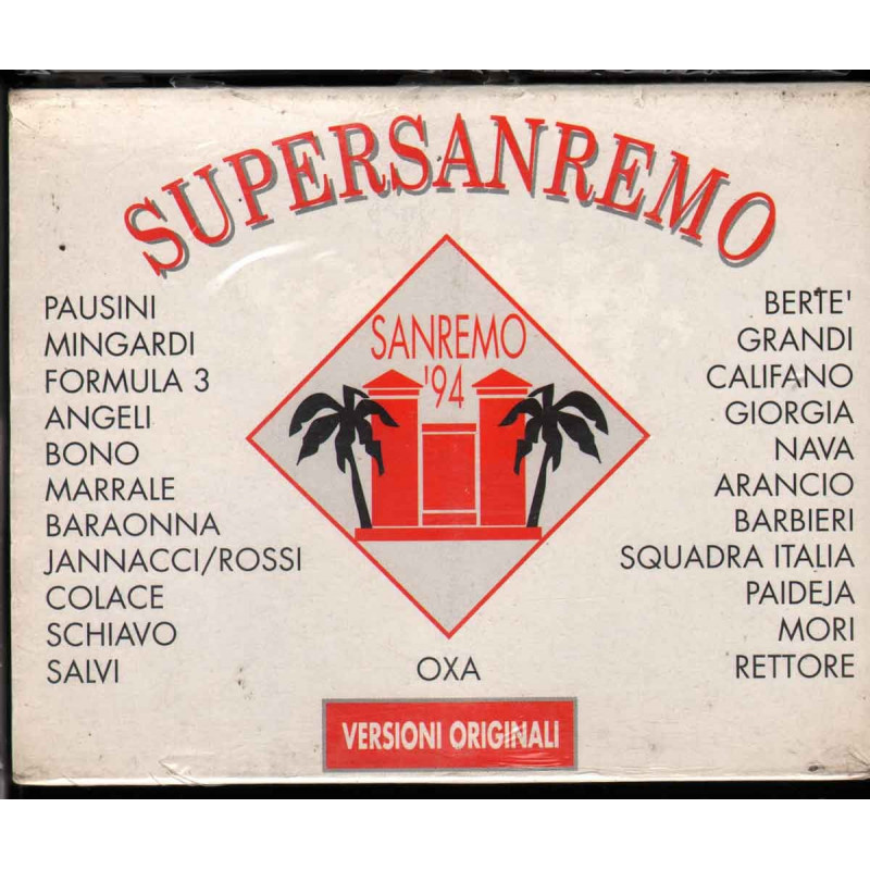AA.VV. MC7 Supersanremo '94 Sigillato 5099747594847 AA.VV. MC7 Supersanremo '94 Sigillato 5099747594847