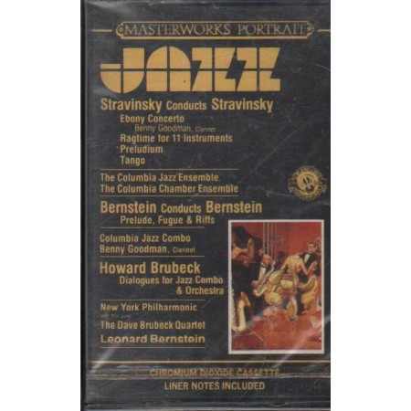 Stravinsky, Bernstein, Brubeck MC7 Jazz CBS – MPT39768 Sigillata