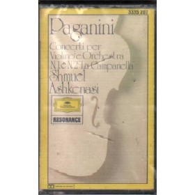 Paganini, Ashkenasi MC7 Violin Concertos No.1, 2, La Campanella Deutsche – 3335207 Sigillato