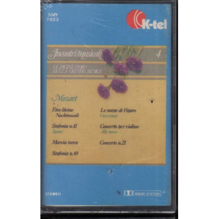Various MC7 Mozart – Incontri Musicali 4 K-Tel – SMI7022 Sigillato