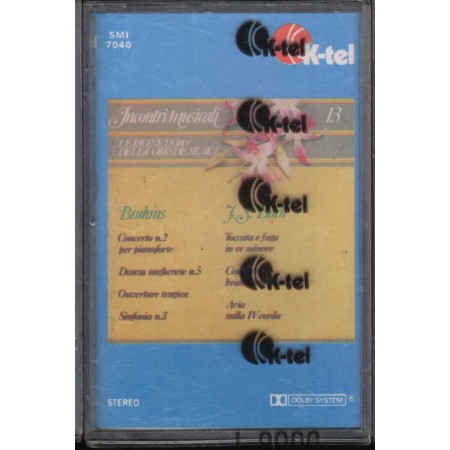 Various MC7 Incontri Musicali : Bach, Brahms K-Tel – SMI7040 Sigillato
