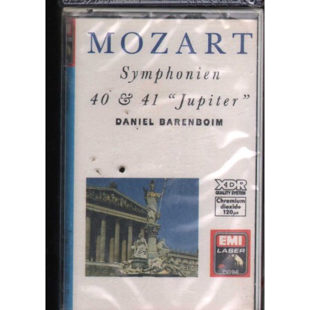 Mozart, Barenboim MC7 Symphonien 40, 41 Jupiter EMI – LZ7625114 Sigillato